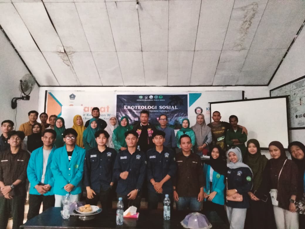 SOSIALISASI EKOTEOLOGI, MEMBANGUN KESADARAN LINGKUNGAN BERSIH, MELALUI BANK SAMPAH